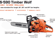 Echo cs 590 Chainsaw Reviews  & Specifications & Price