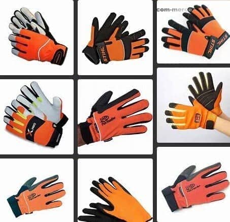 Kevlar chainsaw gloves