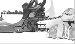 how to put a chain on a chainsaw - featured image