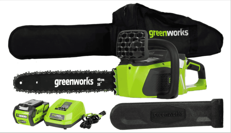 How to start Greenworks Electric Chainsaw? Best Review