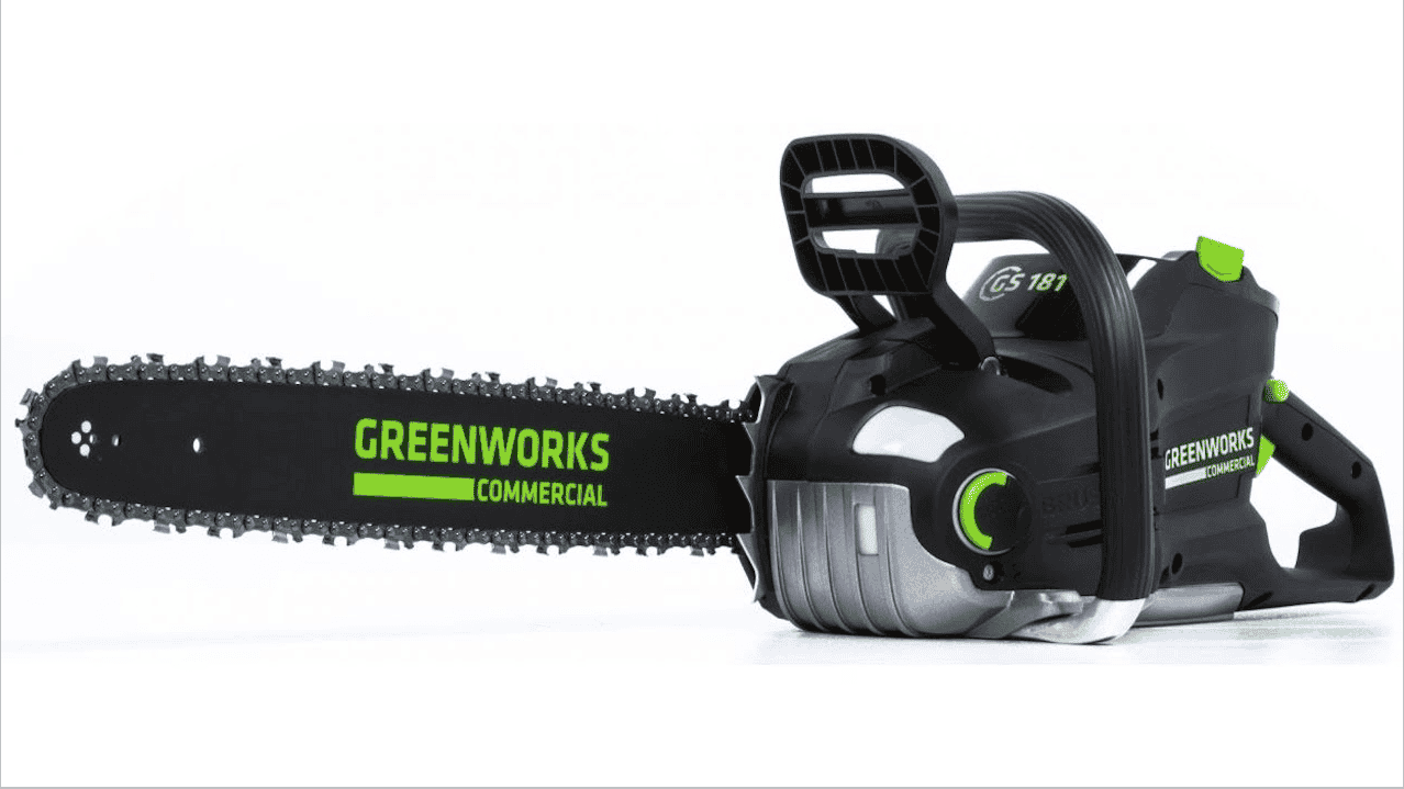 how to start Greenworks Electric Chainsaw